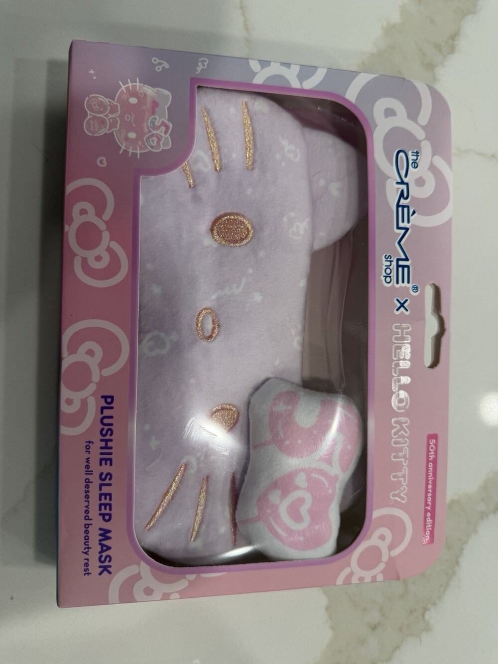 The Creme Shop Sanrio Hello Kitty 50th Plushie Anniversary Sleep Mask